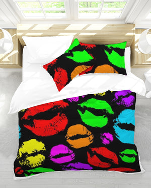 Kissing you Queen Duvet Cover Set