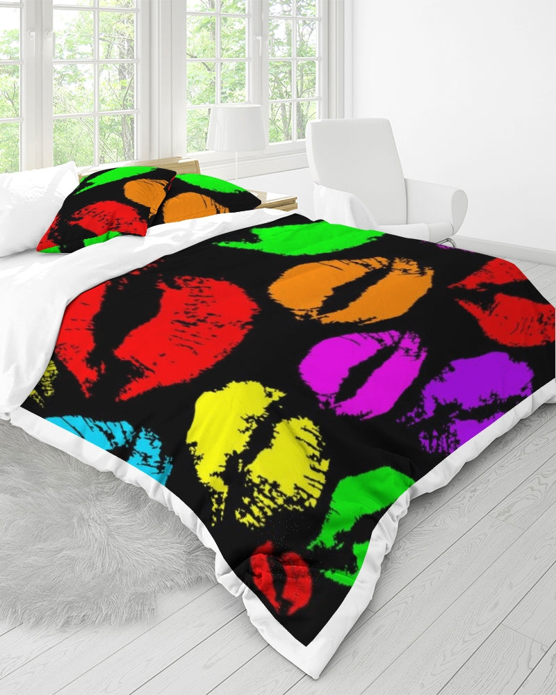 Kissing you Queen Duvet Cover Set